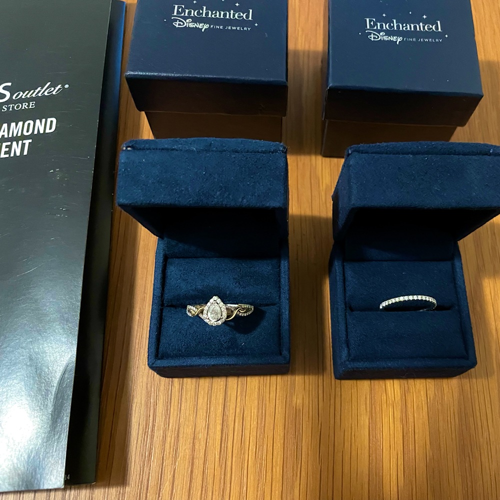 Enchanted Disney Rapunzel 3/4 CT. T.W. Pear-Shaped Diamond Engagement Ring